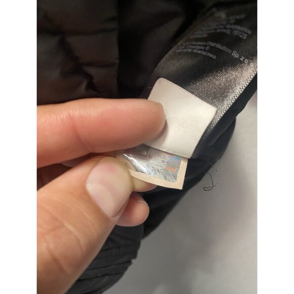 The North Face Puffer Jacket Womens Large Black 550 Fill Goose Down Outerwear - Picture 6 of 11